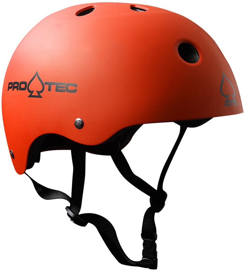 Protec Classic Skateboard Helmet, Large, Matte Orange